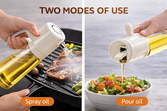 Oil Spray Bottle 2 Piece Set - 470ML