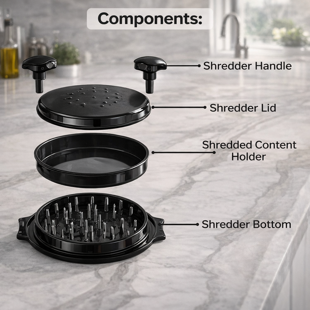 Transparent Food Shredder for Cooked Chicken/Meat